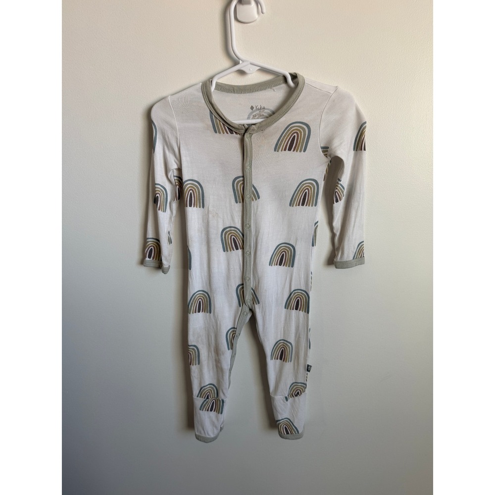 Kyte Baby Bamboo Rainbow Snap Romper 12-18M